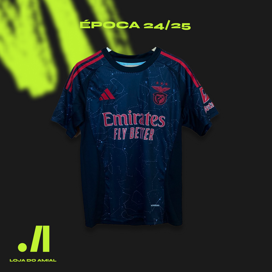 Camisola Alternativa Preta SL Benfica